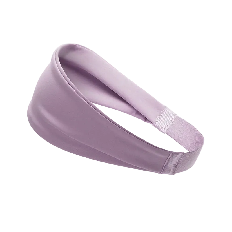 Non-slip moisture-wicking sports headband for women