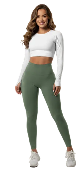 High-waist workout leggings with all-day lift