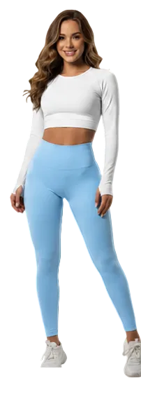 Push-up lifting leggings for women, side view