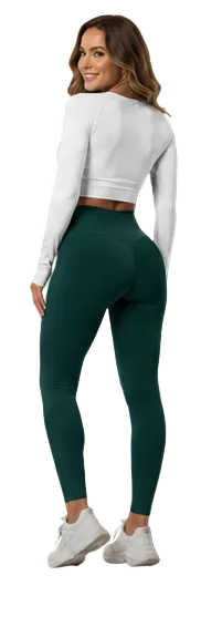 High-waisted push-up leggings with a sculpting back seam