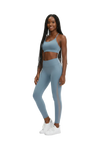 Cheri's Collection High-Waisted Slim Leggings — wide-waistband women's slim-fit workout leggings