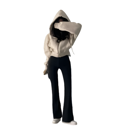Premium Cropped Zip-Up