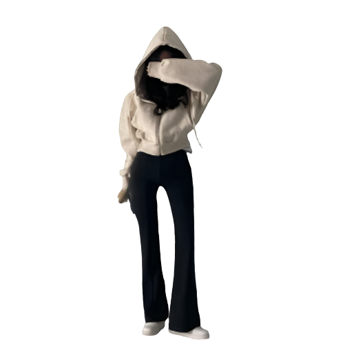 Premium Cropped Zip-Up