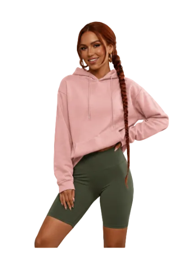 Cheri's Collection Oversized Hoodie — cozy fleece pullover hoodie for women