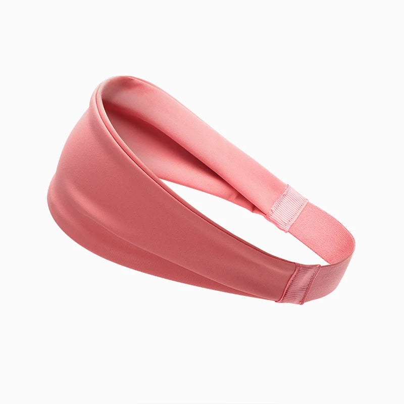 Non-slip moisture-wicking sports headband for women