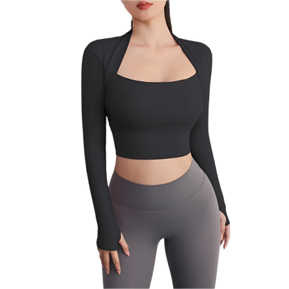 Long-Sleeve Croptop