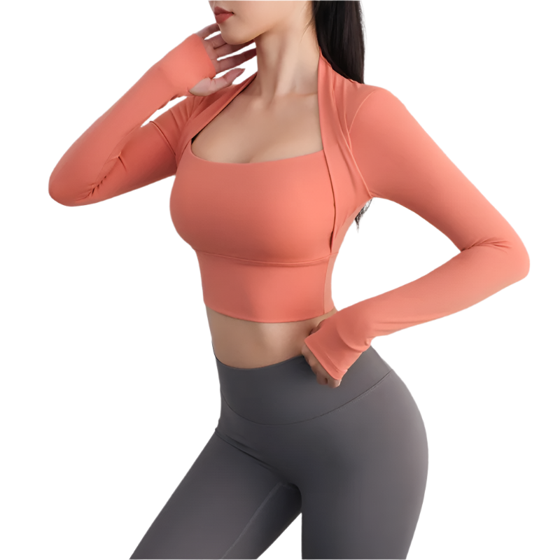 Long-Sleeve Croptop