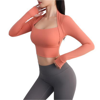 Long-Sleeve Croptop