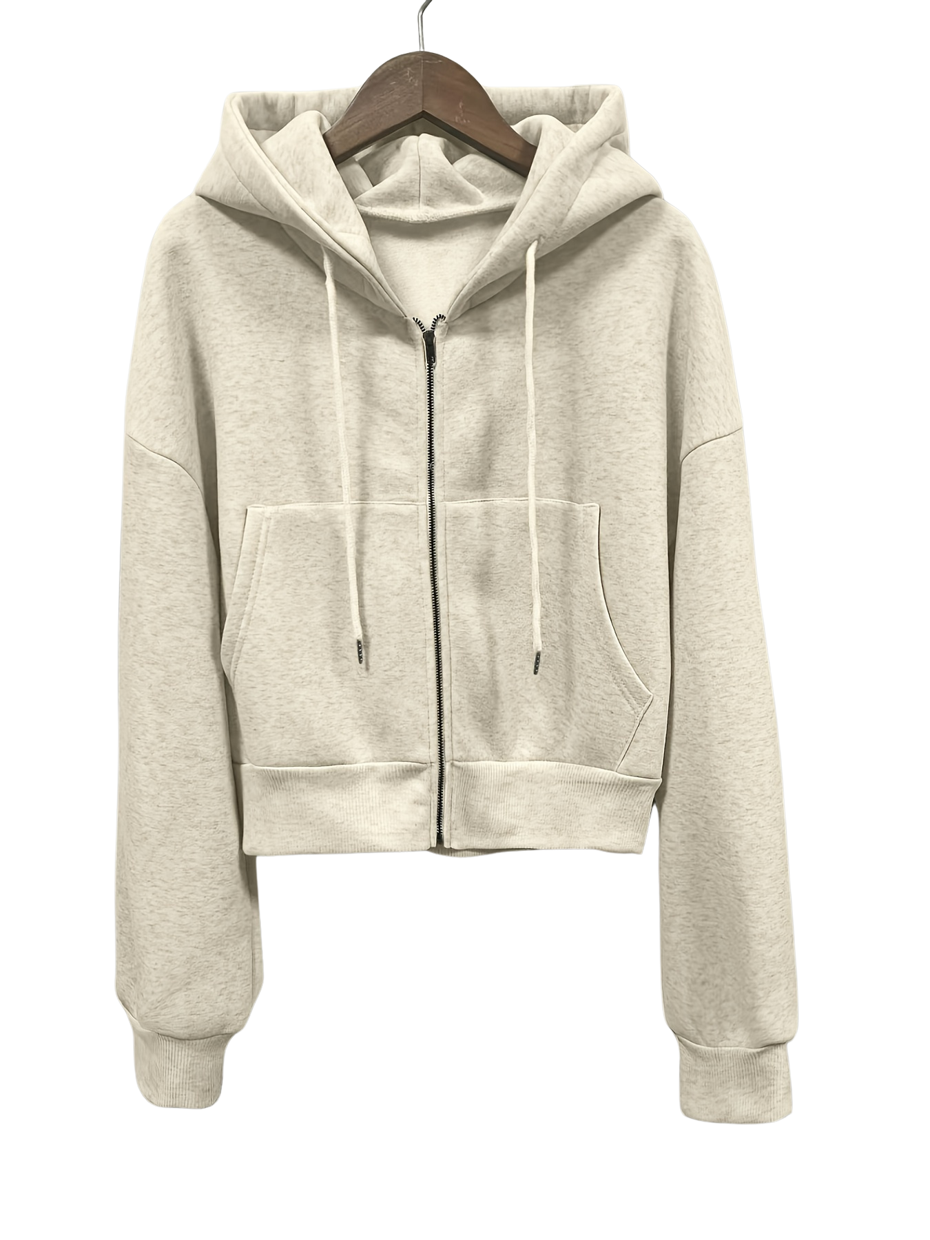 Premium Cropped Zip-Up