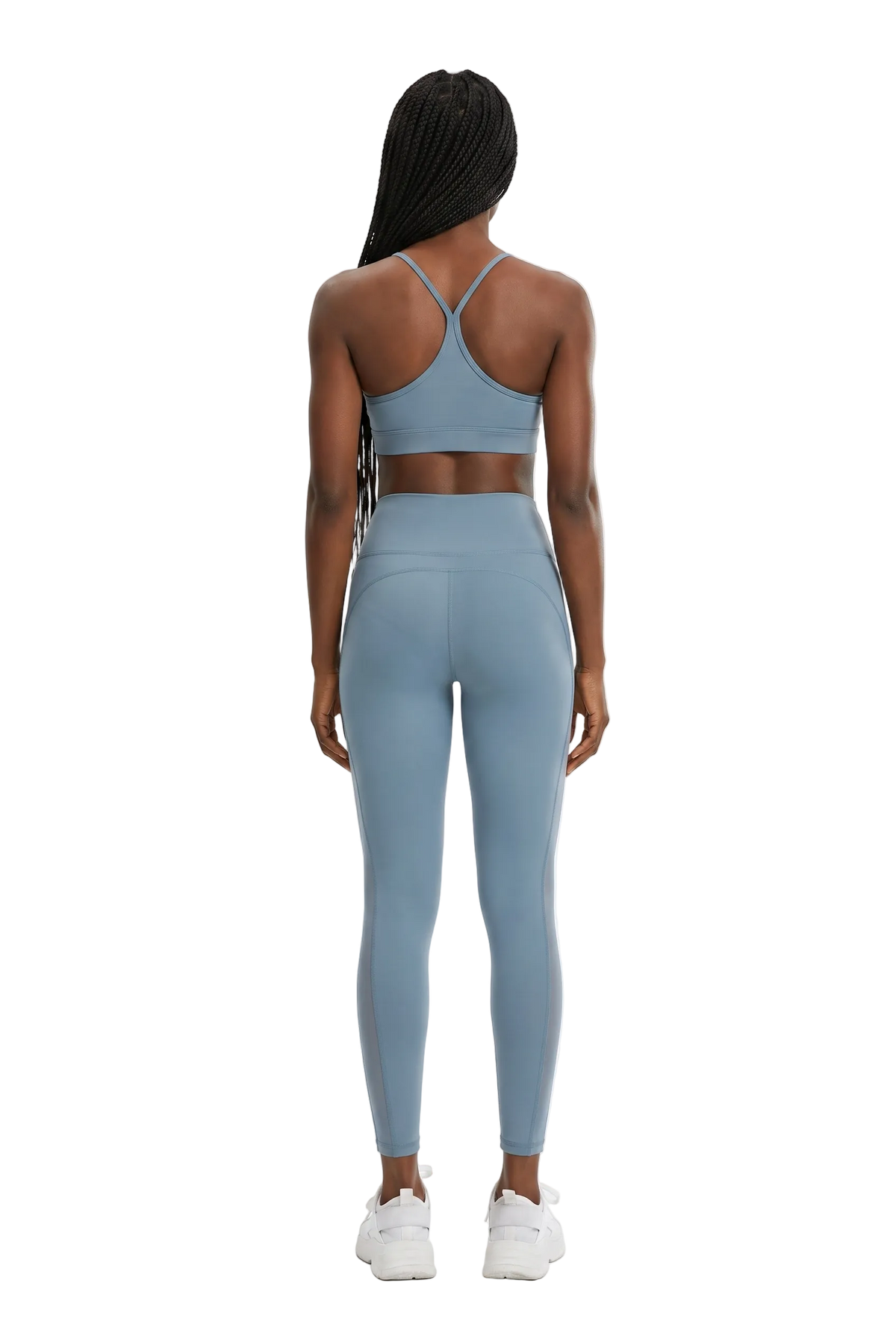 High-waisted slim-fit workout leggings for women