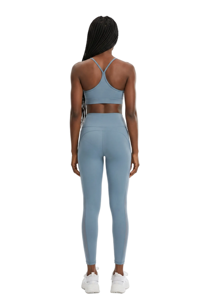 High-waisted slim-fit workout leggings for women
