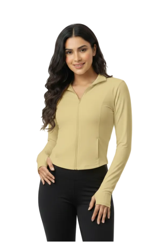 Cheri's Collection Sport Jacket — lightweight hooded zip-up active outerwear for women