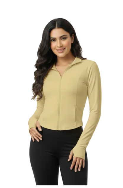 Cheri's Collection Sport Jacket — lightweight hooded zip-up active outerwear for women